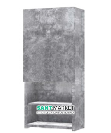 Пенал подвесной Hatria Mobili левый МДФ цемент Y3A1CC