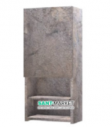 Пенал підвісний Hatria Mobili лівий МДФ сіро-коричневий Y3A1RR