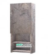 Пенал підвісний Hatria Mobili лівий МДФ сіро-коричневий Y3A1RR