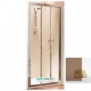 Душові двері Radaway Treviso DW 100 профіль хром коричневе скло 32323-01-08N