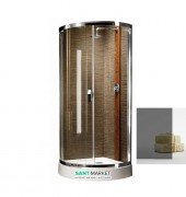 Душевая кабина Radaway Diana 90х90 см профиль хром стекло графит 30302-01-05NA