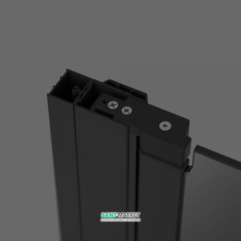 Расширительный профиль Radaway Nes Black DWJ I +20 мм чёрный P01-277200054