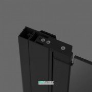 Расширительный профиль Radaway Nes Black DWJ I +20 мм чёрный P01-277200054