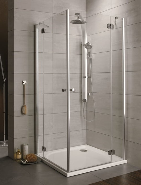 Душевая кабина Radaway Torrenta KDD 90Lx75R профиль хром стекло каррэ 32282-01-10NL