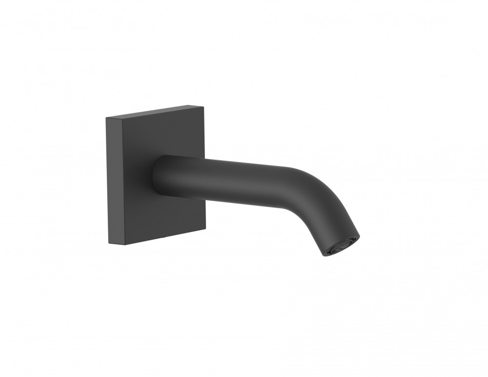 Вилив для ванни Tres Docce настінний чорний матовий 21018107NM