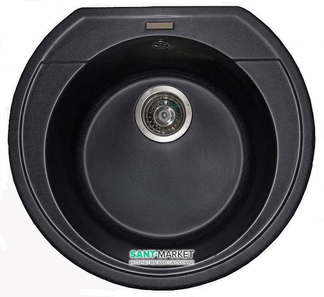 Мийка для кухні Буль-Буль Tuluza врізна Маграніт світло-чорний 107050004