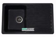 Мийка для кухні прямокутна Буль-Буль Versal обертаємося врізна Маграніт світло-чорний 109080004