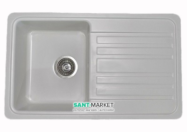 Мийка для кухні прямокутна Буль-Буль Versal обертаємося врізна Маграніт сірий 109070013