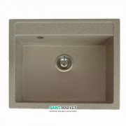 Мойка для кухни прямоугольная Буль-Буль Oregon врезная Магранит песочный 108067001