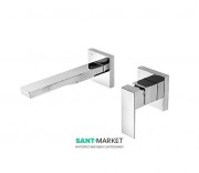 Смеситель для раковины Tres Cuadro-Tres скрытого монтажа хром 00620012