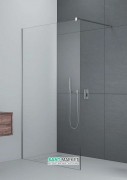 Стенка душевая Radaway Classic Walk-In 130 профиль хром прозрачное стекло 390130-01-01