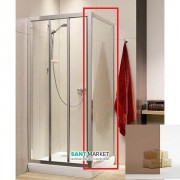 Стенка душевая Radaway Treviso S 75 профиль хром коричневое стекло 32433-01-08N