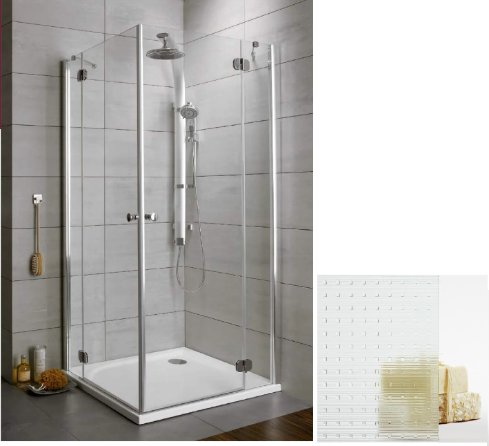 Душова кабіна Radaway Torrenta KDD 100Rx80L профіль хром скло карре 32273-01-10NR