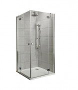 Душевая кабина Radaway Torrenta KDD 90Rx80L профиль хром стекло каррэ 32777-01-10NR