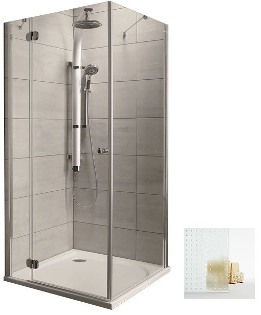 Душевая кабина Radaway Torrenta KDJ 80x90 см левая профиль хром стекло каррэ 32247-01-10NL