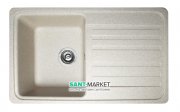 Мойка для кухни прямоугольная Буль-Буль Versal оборачиваемая врезная Магранит песочный 109070007