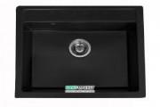 Мойка для кухни прямоугольная Буль-Буль Oregon врезная Магранит светло-черный 108060004