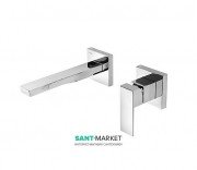 Смеситель для раковины Tres Cuadro-Tres скрытого монтажа хром 00620012