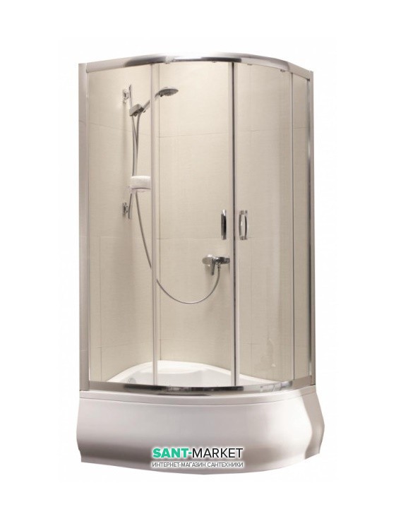 Душевая кабина Radaway Premium Plus E1700 120х90 см профиль хром прозрачное стекло 30483-01-01N