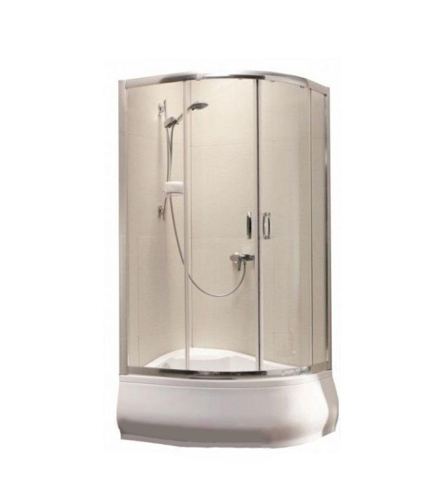 Душевая кабина Radaway Premium Plus E1700 120х90 см профиль хром матовое стекло 30483-01-02N