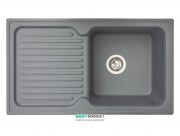 Мийка для кухні прямокутна Буль-Буль Orlean врізна Маграніт сірий 112080013