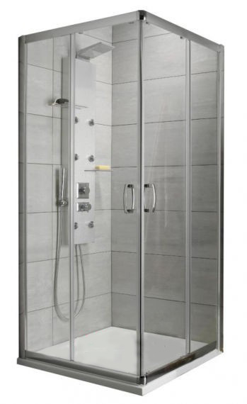 Душова кабіна Radaway Premium Plus D 80х90 см профіль хром прозоре скло 30437-01-01N