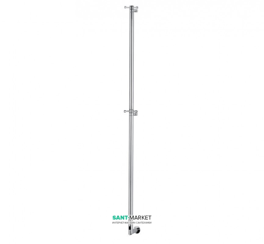 Електричний полотенцесушитель Margaroli Arcobaleno 1650 мм зі зсувними накладками і гачками хром 616X L CHROME