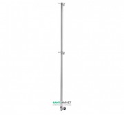 Электрический полотенцесушитель Margaroli Arcobaleno 1650 мм со сдвижными накладками и крючками хром 616X L CHROME