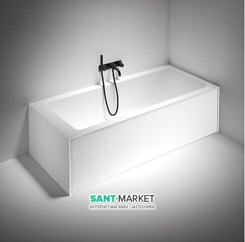 Панель для ванни Gruppo Treesse Summertime 180 білий глянсовий PANNELLO IN SOLID SURFACE BIANCO LUCIDO