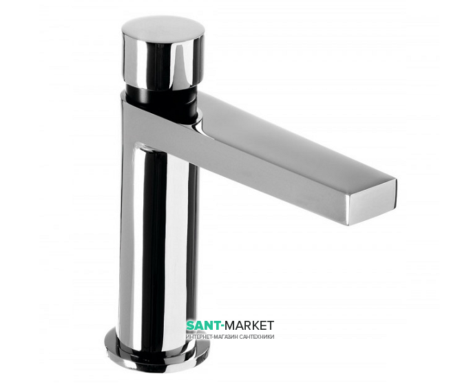 Змішувач для раковини Tres Class нажімной з таймером хром 20511201