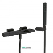 Змішувач для ванни Tres Project-Tres c ручної лійкою чорний матовий 21117001NM