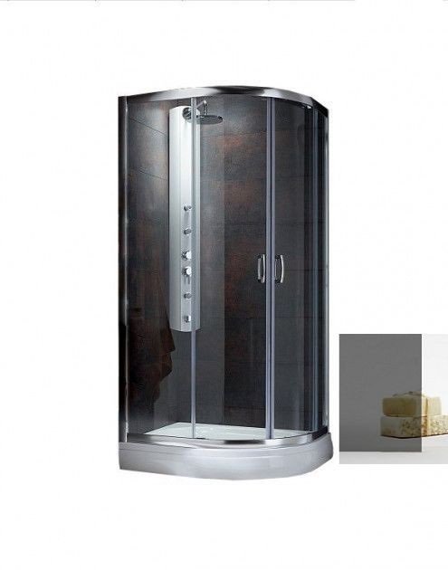 Душова кабіна Radaway Premium Plus E1900 120х90 см профіль хром скло графіт 30493-01-05N