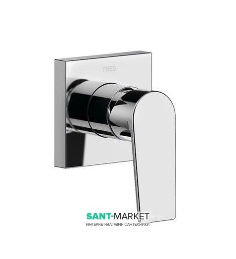 Змішувач для душа Tres Project-Tres змішувач прихованого монтажу хром 21117701