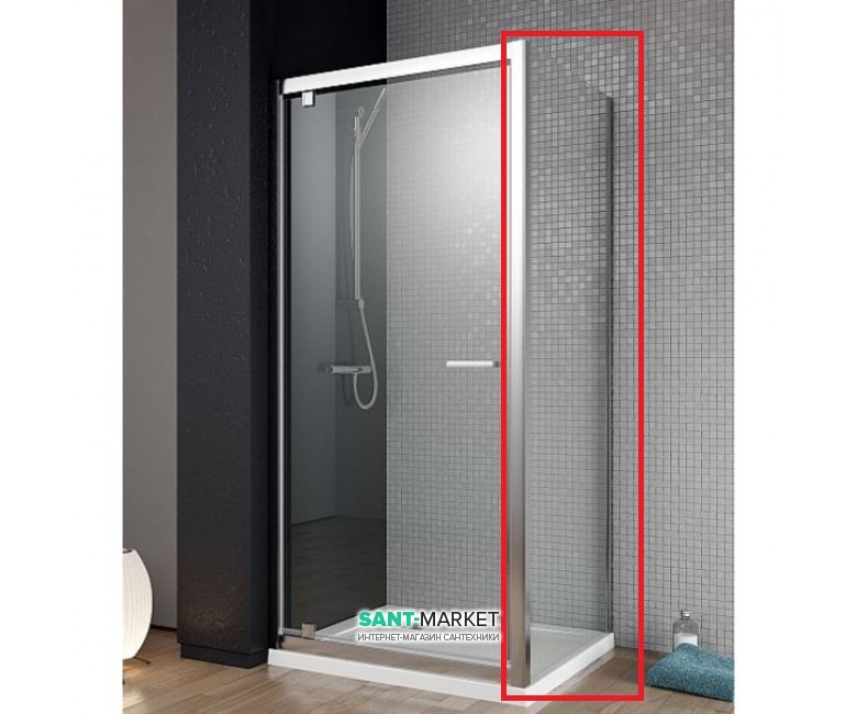 Стінка душова Radaway Twist S 90 профіль хром коричневе скло 382012-08