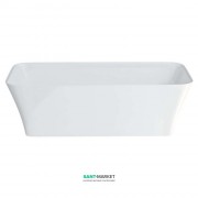Ванна каменная отдельностоящая Burlington Palermo 179x75 см белый N5C