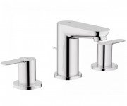 Смеситель для раковины Grohe BauEdge двухрычажный хром 20197000