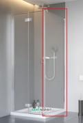 Стенка душевая Radaway Nes S1 100 профиль хром прозрачное стекло 10039100-01-01
