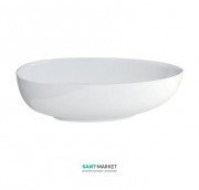 Ванна каменная отдельностоящая Burlington Teadrop Grande 191x82 см белый M11FCS