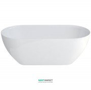 Ванна каменная отдельностоящая Burlington Formoso 169x80 см белый N2A