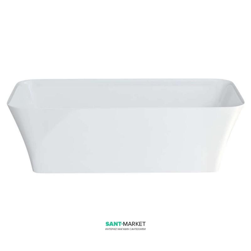 Ванна кам'яна окремостояча Burlington Palermo 179x75 см білий N5C
