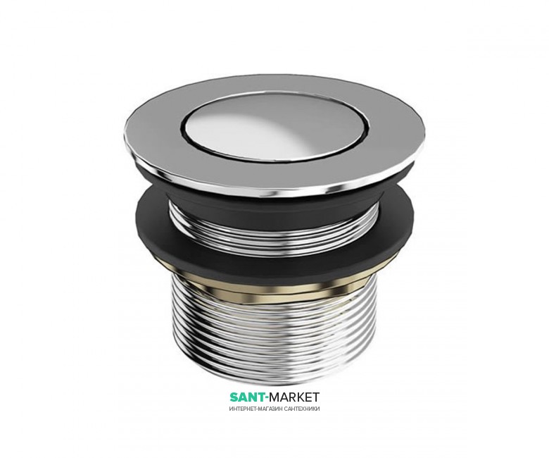 Донный клапан для ванны Burlington хром CW1