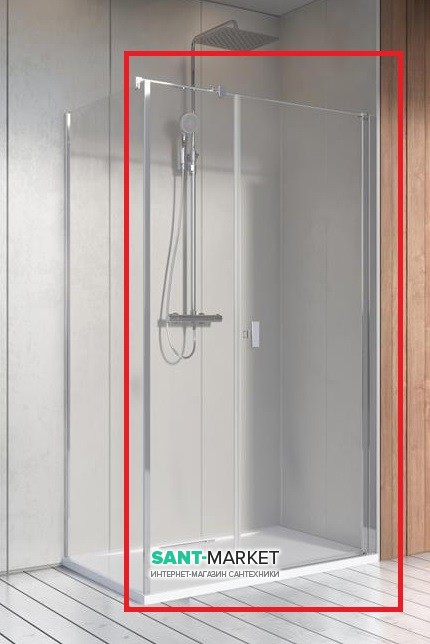 Душевая дверь Radaway Nes KDS I 100 правая профиль хром прозрачное стекло 10023100-01-01R