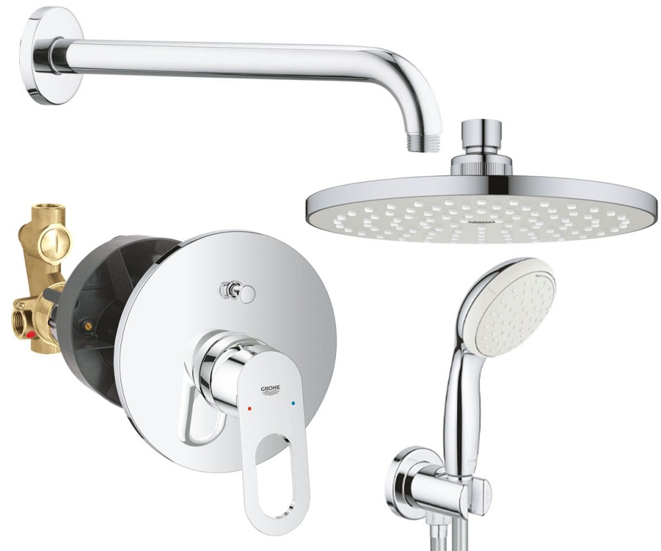 Душова система прихованого монтажу Grohe BauLoop хром UA2908100L