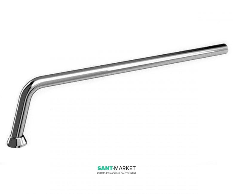 Соединительная труба сифона с горизонтальным отводом Burlington хром W21