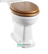 Унітаз моноблок Burlington санфарфор білий P5