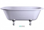 Ванна акрилова свободностоящая Burlington Windsor 169x74.5 см білий E3