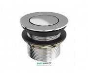 Донный клапан для ванны Burlington хром CW1