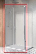 Душові двері Radaway Nes KDS II 90 ліва профіль хром прозоре скло 10033090-01-01L