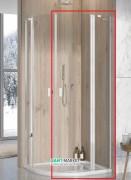 Душові двері Radaway Nes PDD II 100 права профіль хром прозоре скло 10030100-01-01R