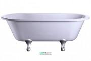 Ванна акрилова свободностоящая Burlington Windsor 169x74.5 см білий E3